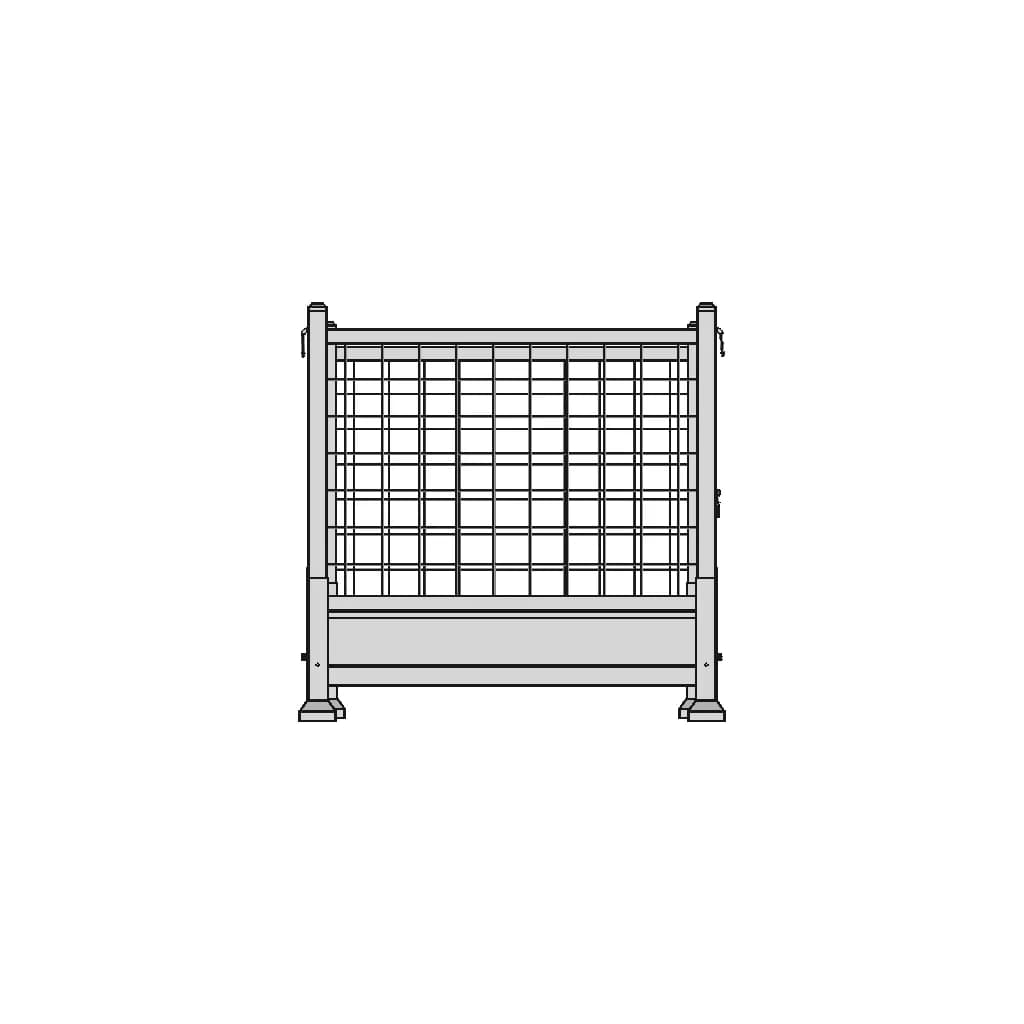 Collapsible Cage Pallet - Downloadable CAD Representation_0_270_degree_snapshot
