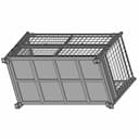 Collapsible Cage Pallet - Downloadable CAD Representation_60_30_degree_snapshot