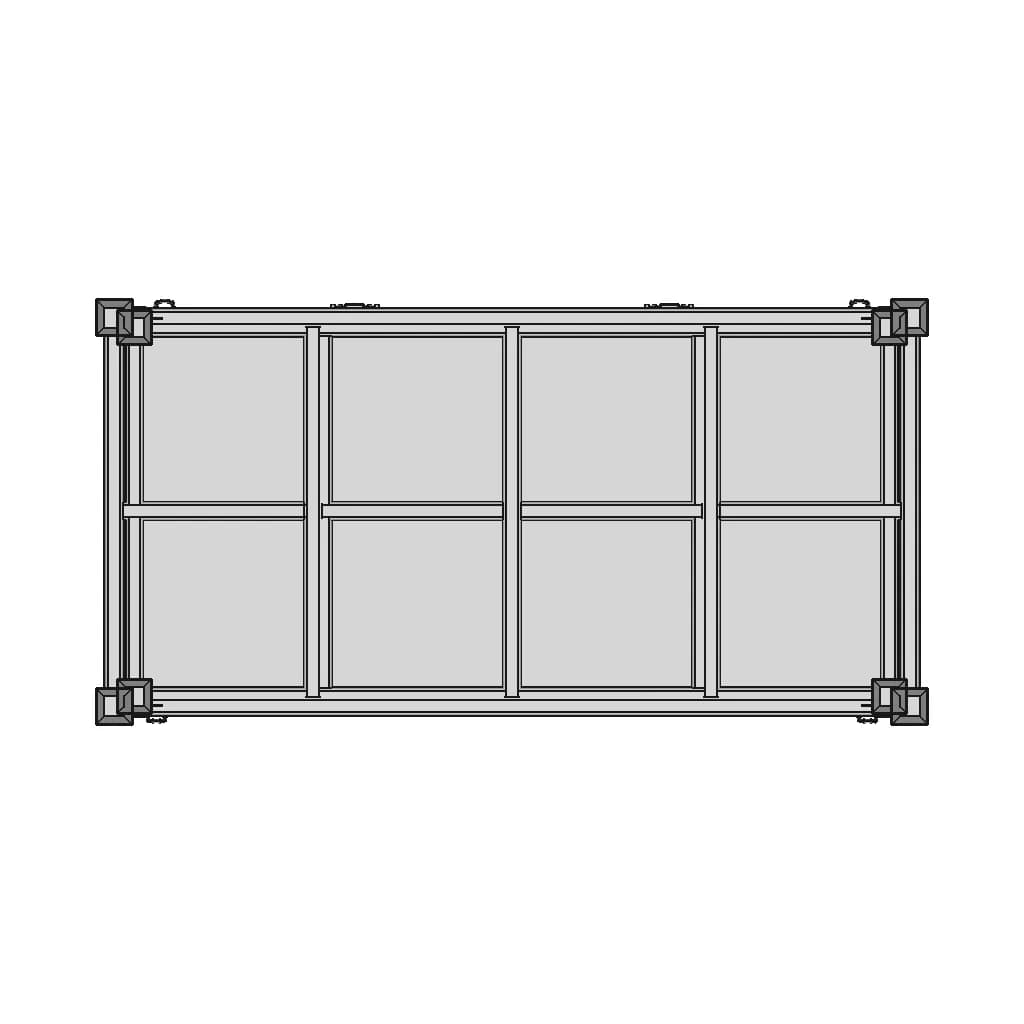 Collapsible Cage Pallet - Downloadable CAD Representation_90_0_degree_snapshot