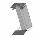 Barbecue Démontable | High-Quality CAD Model_60_30_degree_snapshot
