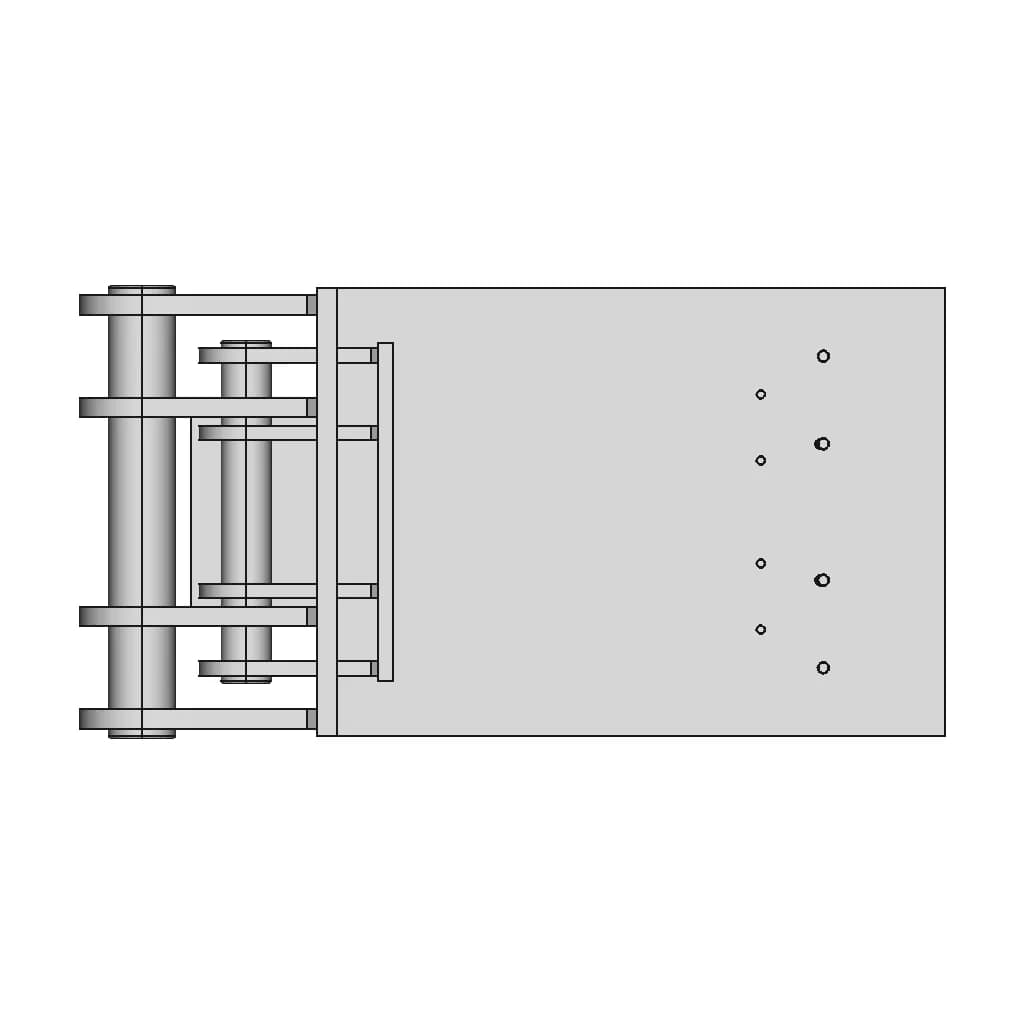 Ntp-10 Coupler. Ntp-10 Vastalevy. - Standard Mechanical Component_90_0_degree_snapshot