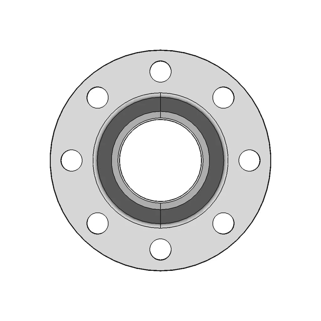 Welding Pipe Flange - Downloadable CAD Representation_270_0_degree_snapshot