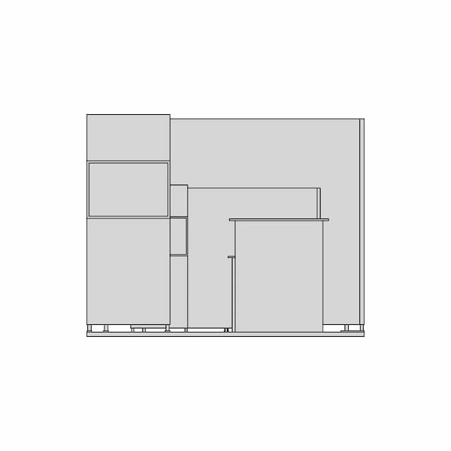 Basic Square Modular Exhibition Stand With Front Arch | 3D Engineering Design File