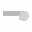 Stairs_One_Side_Only | 3D Engineering Design File_90_0_degree_snapshot
