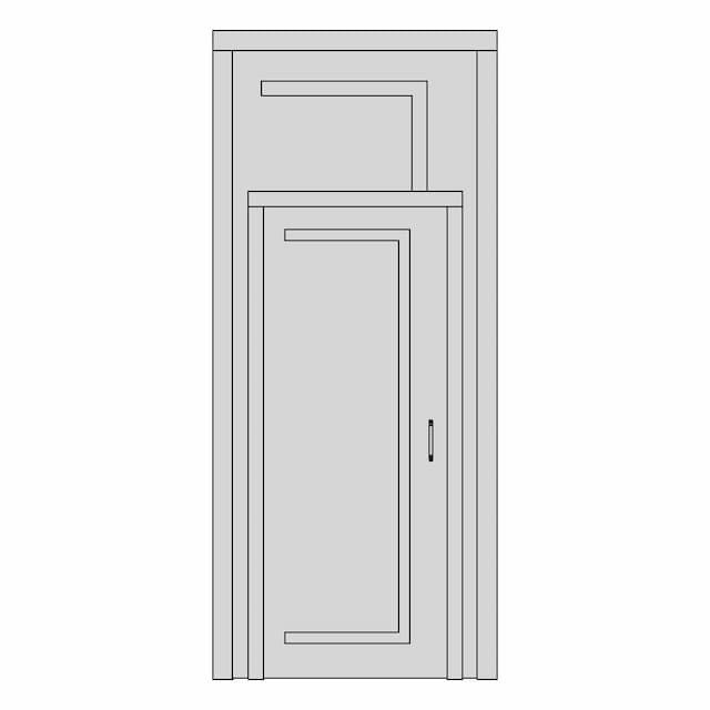 Rh_Door_3X7_Foot_Inside_House_Asm - Downloadable CAD Representation