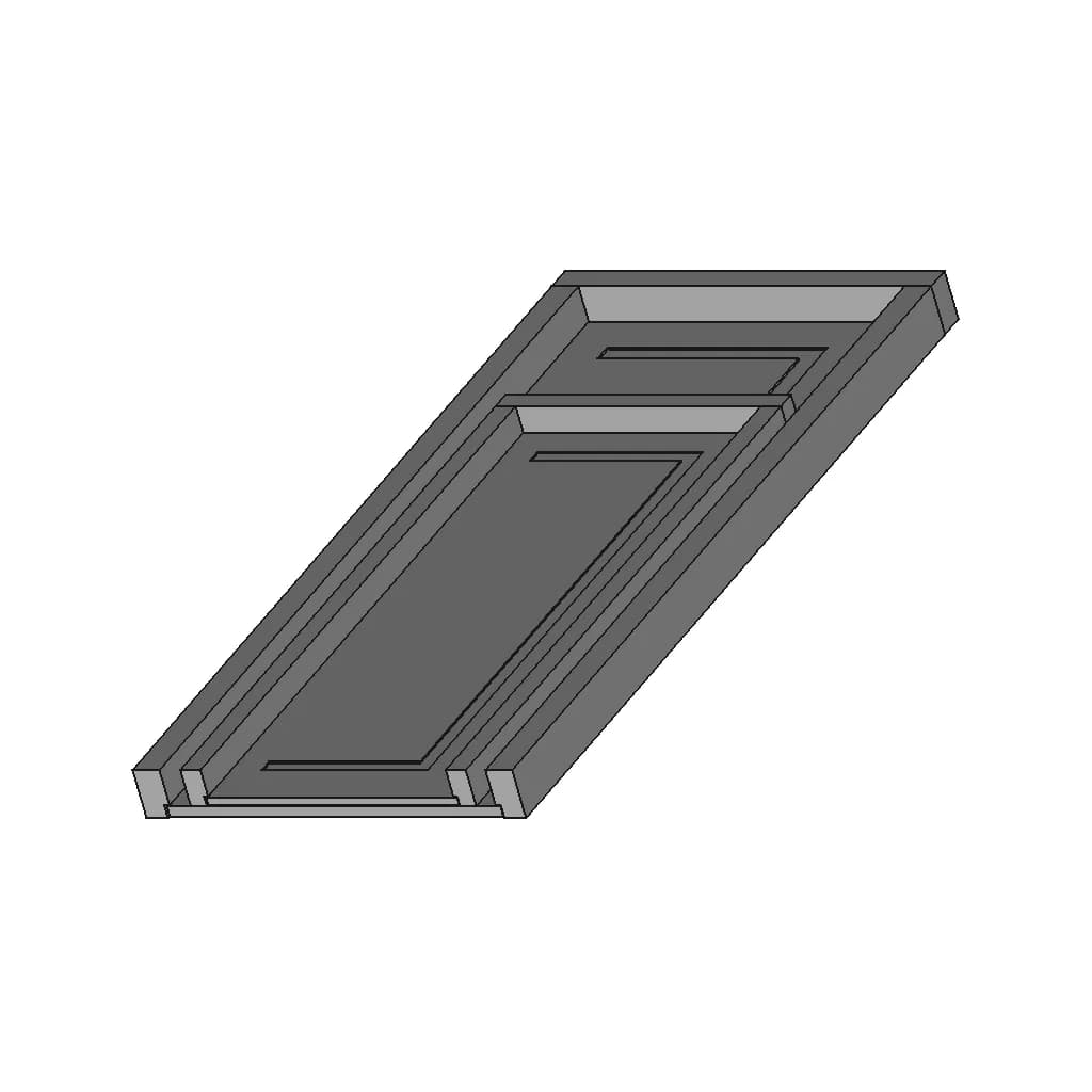 Rh_Door_3X7_Foot_Inside_House_Asm - Downloadable CAD Representation_60_30_degree_snapshot