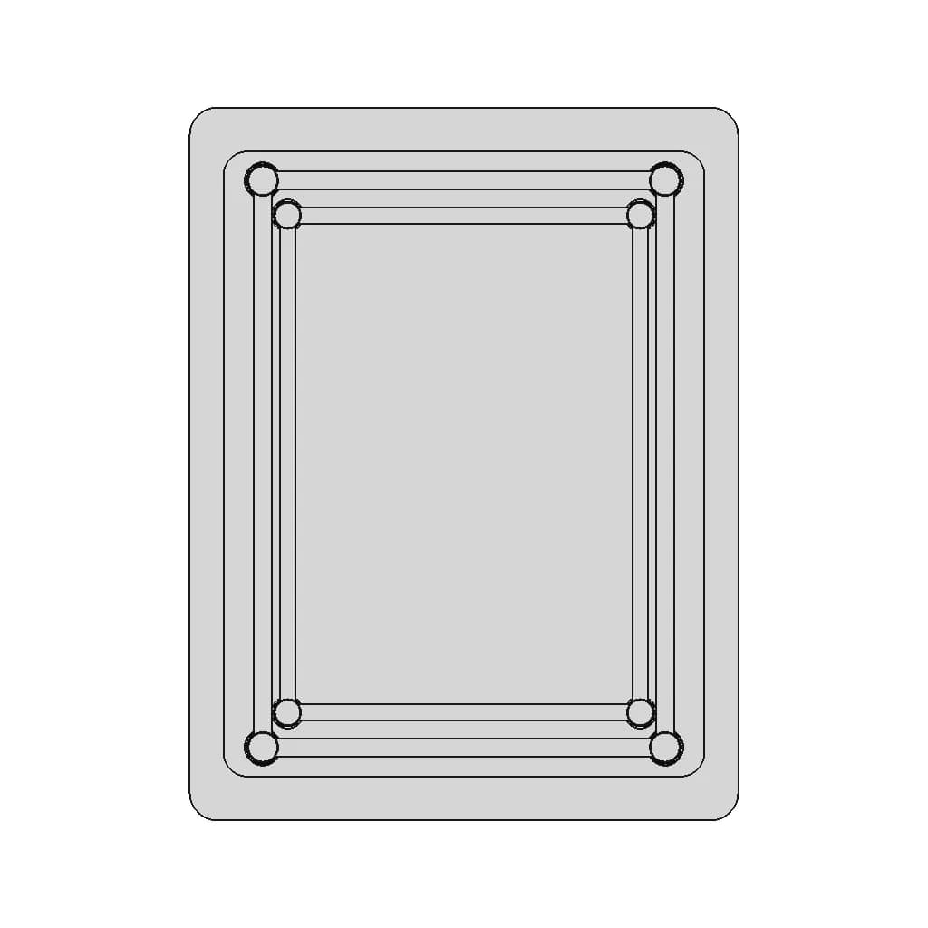 Queen_Size_Bed_60X78 | High-Quality CAD Model_90_0_degree_snapshot