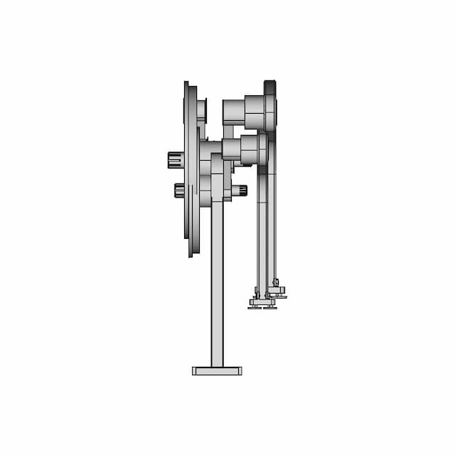 Eccentric Pick And Place Mechanism - Downloadable CAD Representation