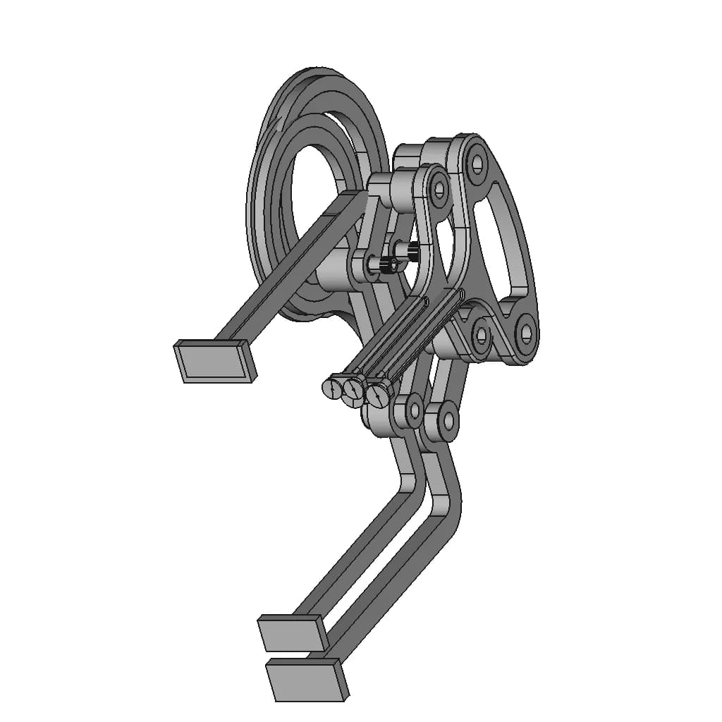 Eccentric Pick And Place Mechanism - Downloadable CAD Representation_60_30_degree_snapshot