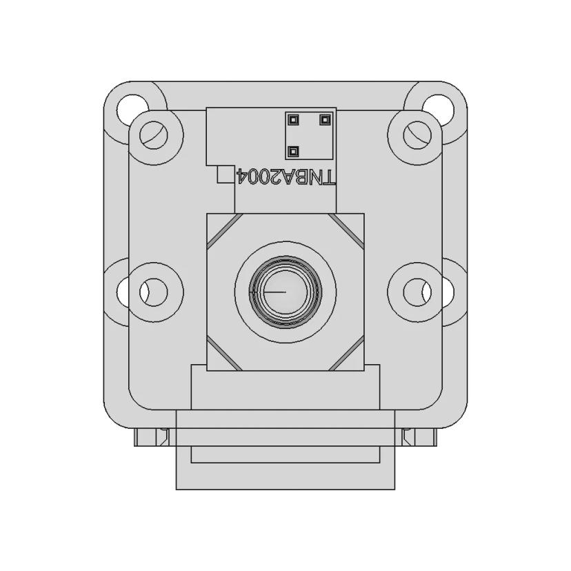 Arducam Camera Breakout Board 0.3Mp(Ov7675) W/ M12 Lens (6Mm Lens) - Downloadable CAD Representation