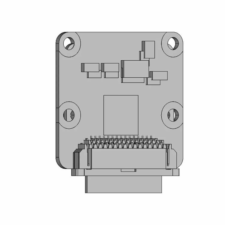 Arducam Camera Breakout Board 0.3Mp(Ov7675) W/ M12 Lens (6Mm Lens) - Downloadable CAD Representation