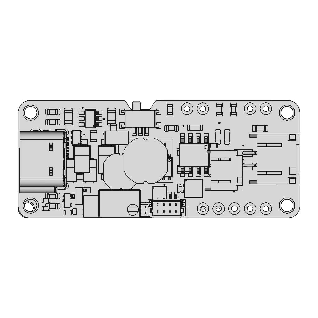 Unit Cargador De Batería Lipo Boost & I2C - Downloadable CAD Representation_0_0_degree_snapshot