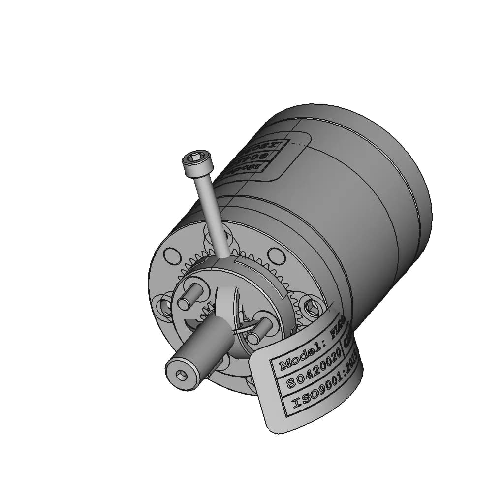 Plg42 Planetary Gear Reducer | 3D Engineering Design File_60_30_degree_snapshot