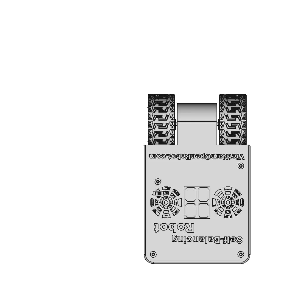 Single-Axis Balancing Robot - Downloadable CAD Representation_270_0_degree_snapshot
