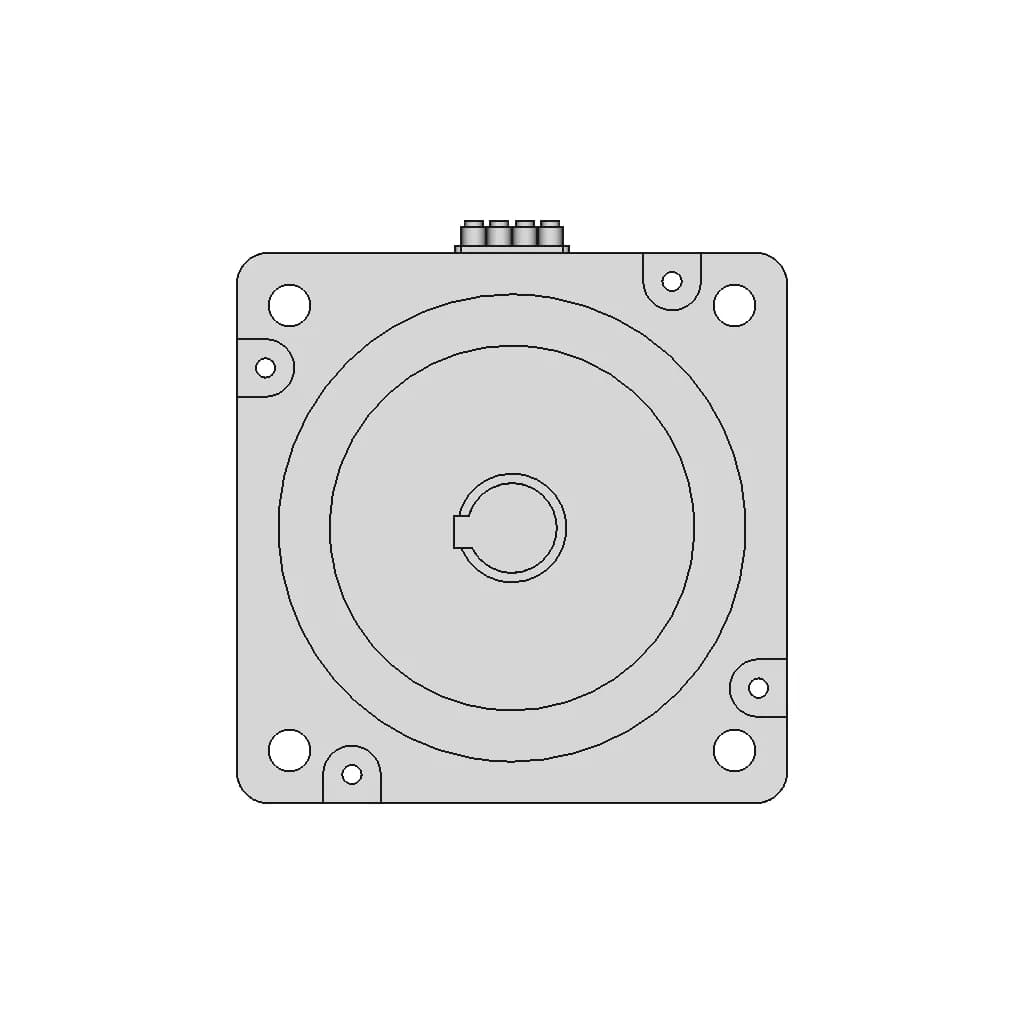 Nema 34 (Jk86Hs68-5904-08J) By Pro-Range | 3D Engineering Design File_270_0_degree_snapshot