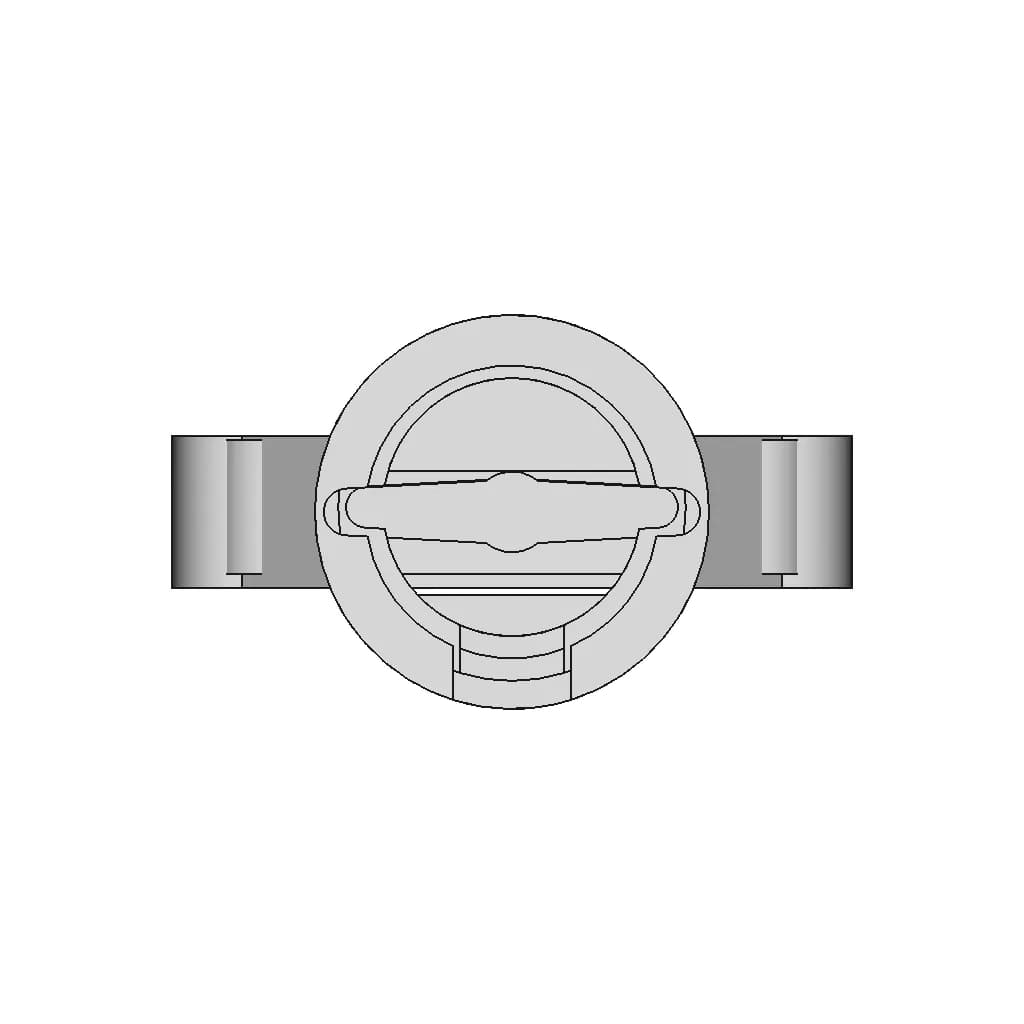 3D Printable Chassis & Body For Line Follower/Maze Solving Robot | High-Quality CAD Model_0_0_degree_snapshot