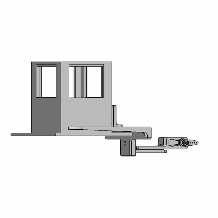 Picking Up Mechanism For Servo - Downloadable CAD Representation