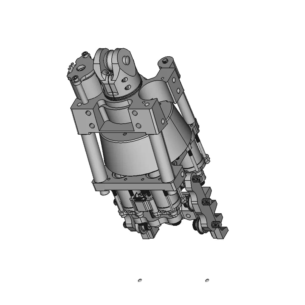 Flywheel Flipper 12Lb Mechanism | High-Quality CAD Model_60_30_degree_snapshot