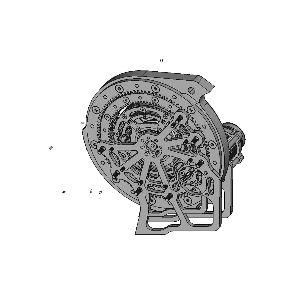 Assembly For A 12Lb Ring Vert + Countergyro | 3D Engineering Design File_60_30_degree_snapshot