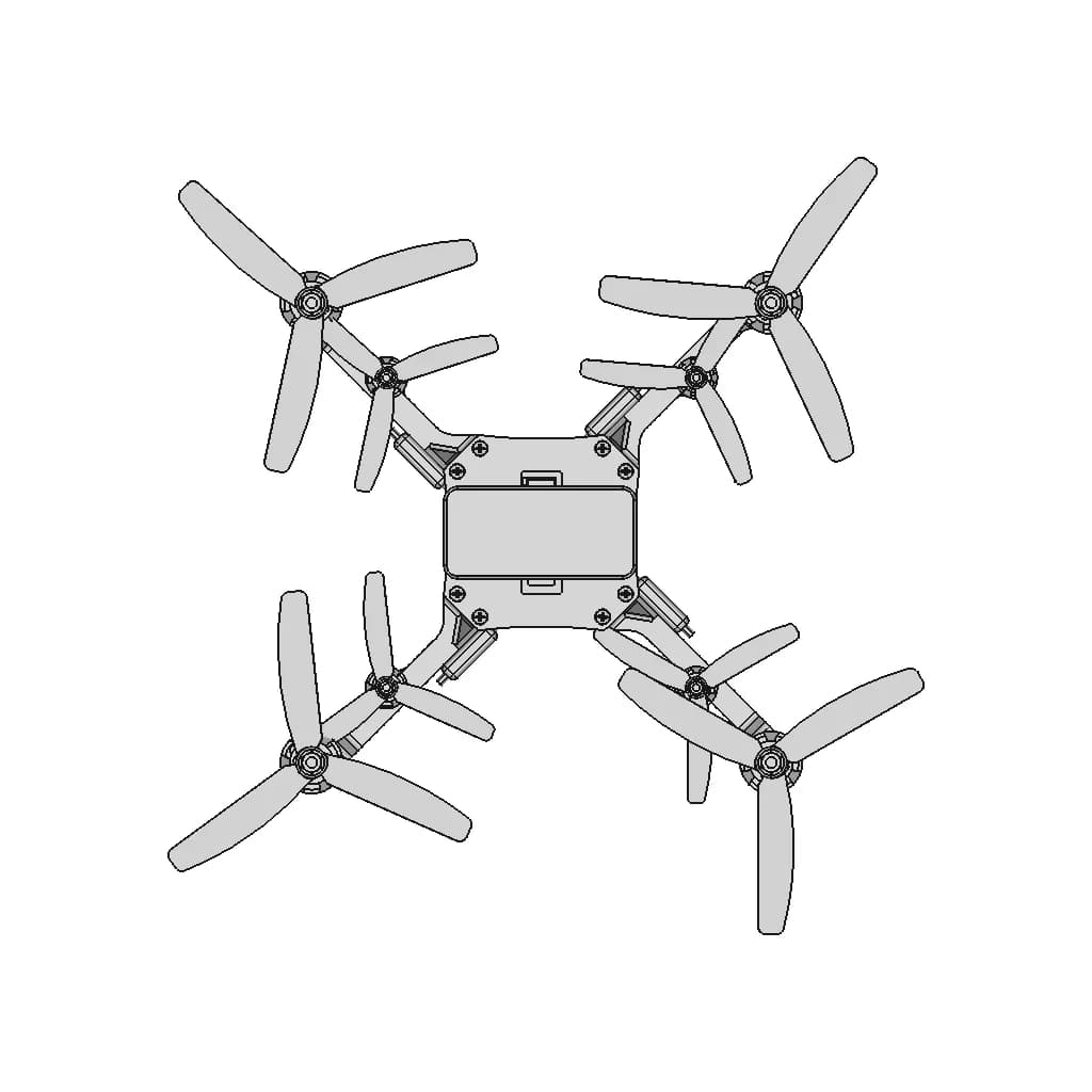 Drone | 3D Engineering Design File_270_0_degree_snapshot
