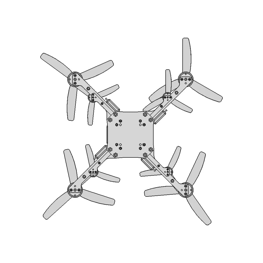 Drone | 3D Engineering Design File_90_0_degree_snapshot