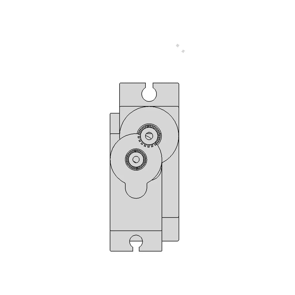 Backup Off Servomotor-Mg90S - Standard Mechanical Component_270_0_degree_snapshot