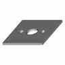 Big Square With A Big Hole In Middle And 2 Other Holes | High-Quality CAD Model_60_30_degree_snapshot