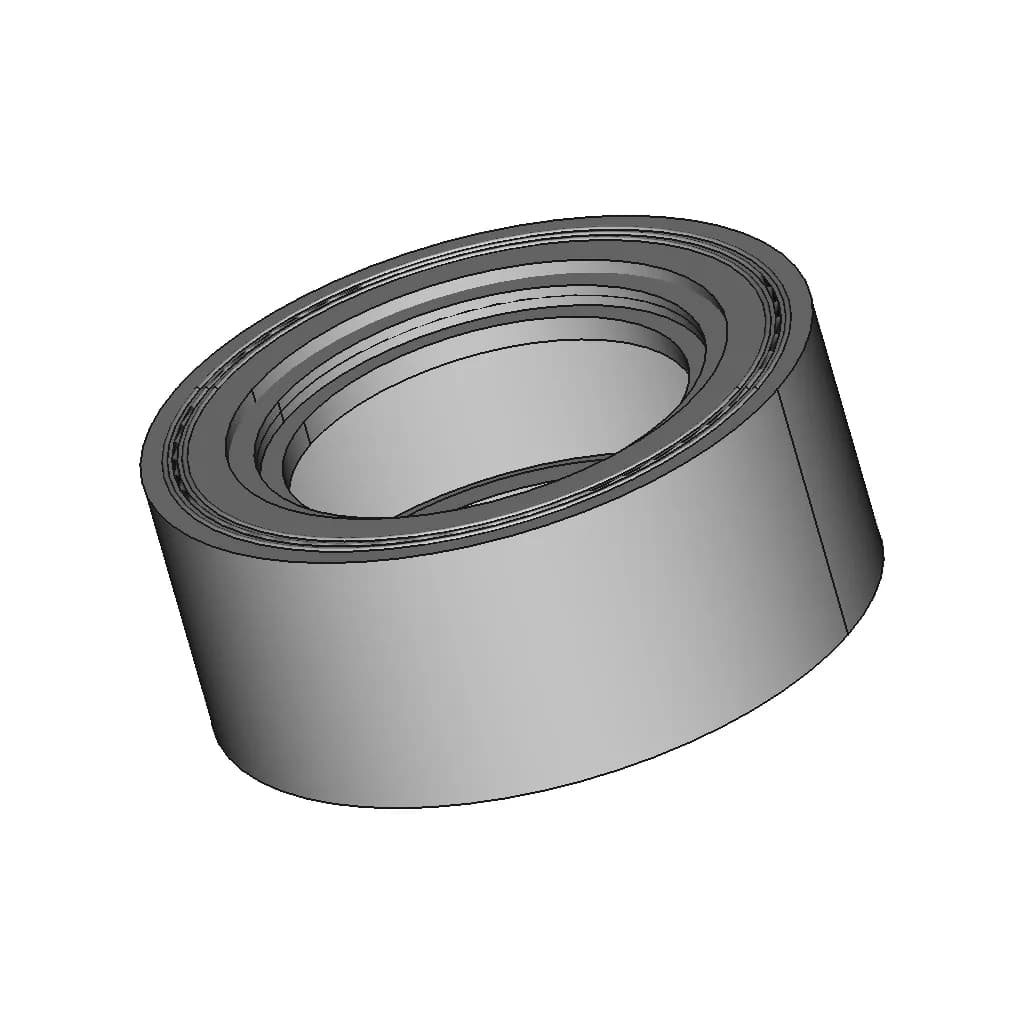 Rc Wheel And Tire 80Mm | High-Quality CAD Model_60_30_degree_snapshot