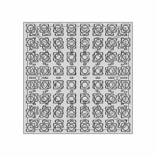 Ws2812B Rgb Led Matrix 8X8 - 24 Bit Color - Standard Mechanical Component