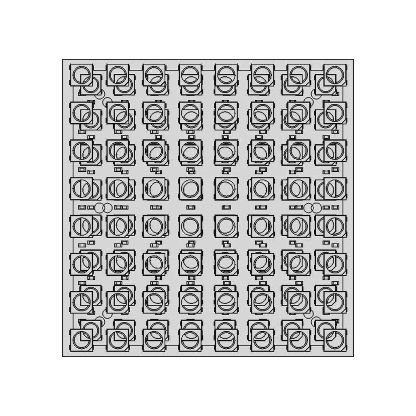 Ws2812B Rgb Led Matrix 8X8 - 24 Bit Color - Standard Mechanical Component
