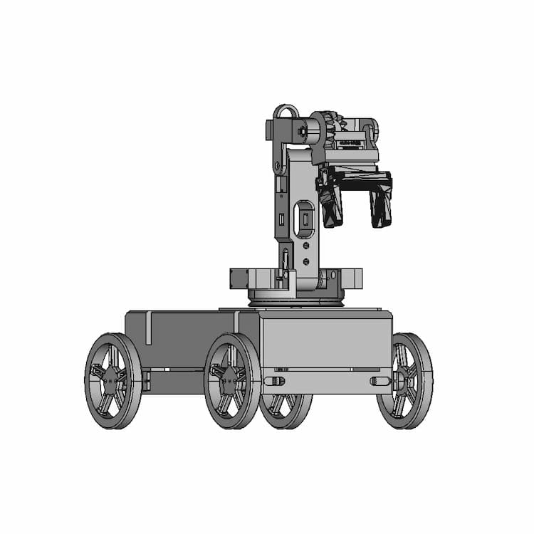 3D Printed Arduino Servo Platform With Robotic Arm | 3D Engineering Design File