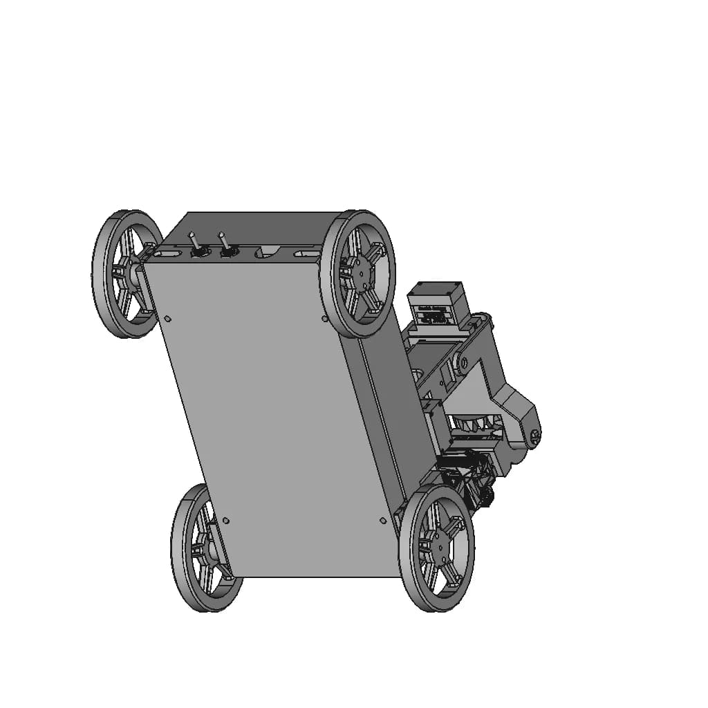 3D Printed Arduino Servo Platform With Robotic Arm | 3D Engineering Design File_60_30_degree_snapshot