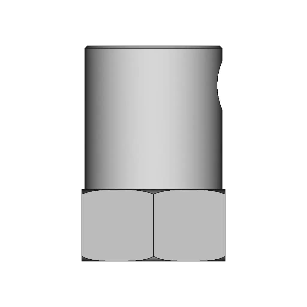 Brass Rc Wheel Hex Shaft Coupler 3-8Mm | 3D Engineering Design File_0_270_degree_snapshot