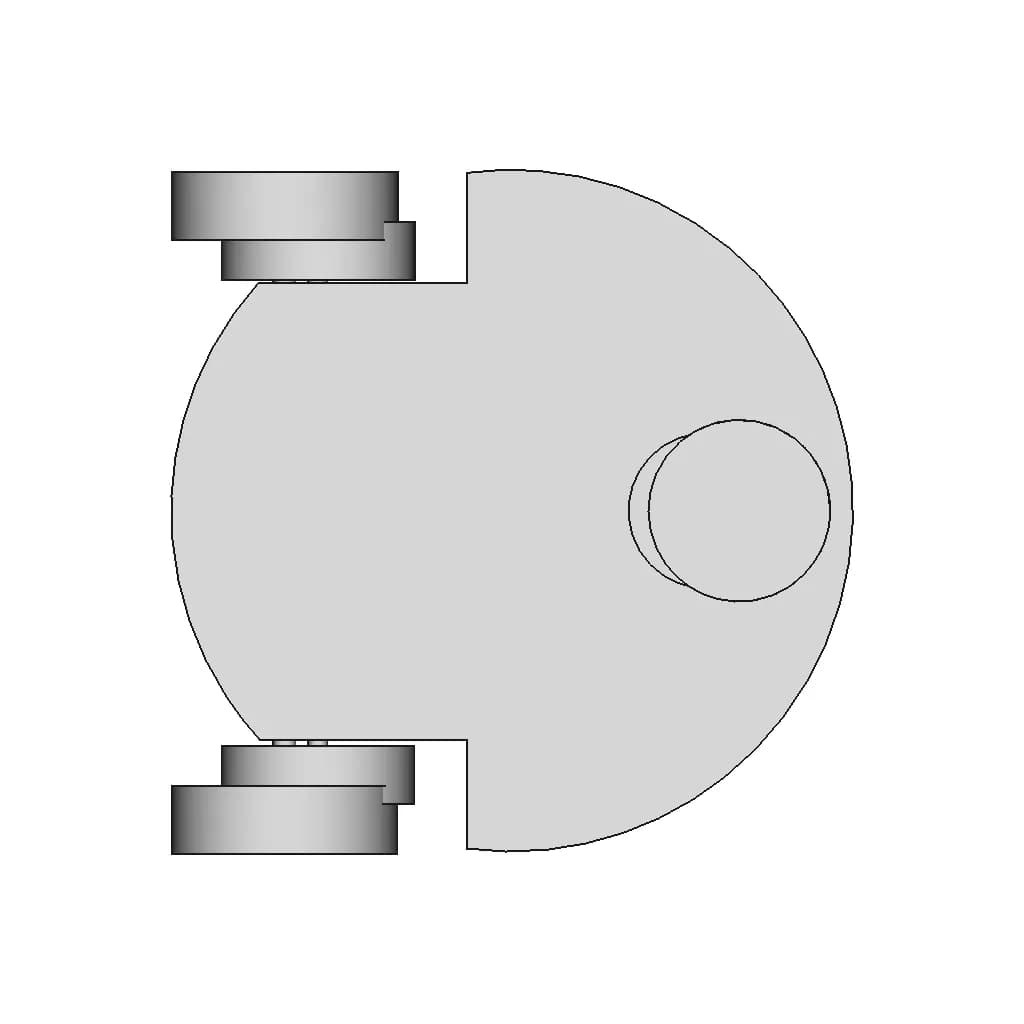 Differential Drive Robot | 3D Engineering Design File_0_0_degree_snapshot