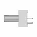 3386P 8Mm Knob Trim Pot - Downloadable CAD Representation_0_90_degree_snapshot