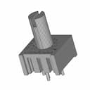 3386P 8Mm Knob Trim Pot - Downloadable CAD Representation_60_30_degree_snapshot
