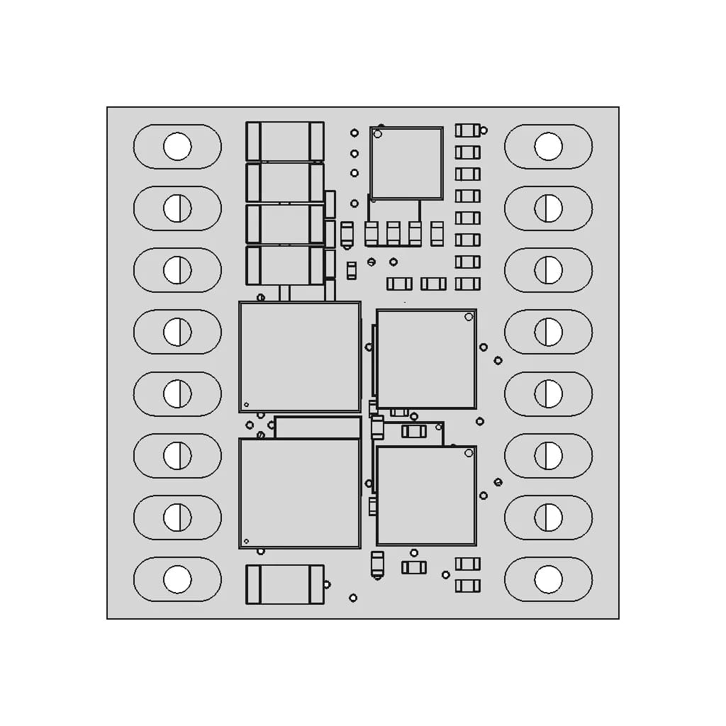 M2X10A Motor Driver 10A Tb6612Fng - Downloadable CAD Representation_0_0_degree_snapshot