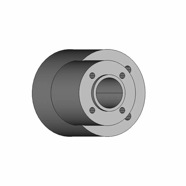 Roda Mecanum Robotic - Downloadable CAD Representation