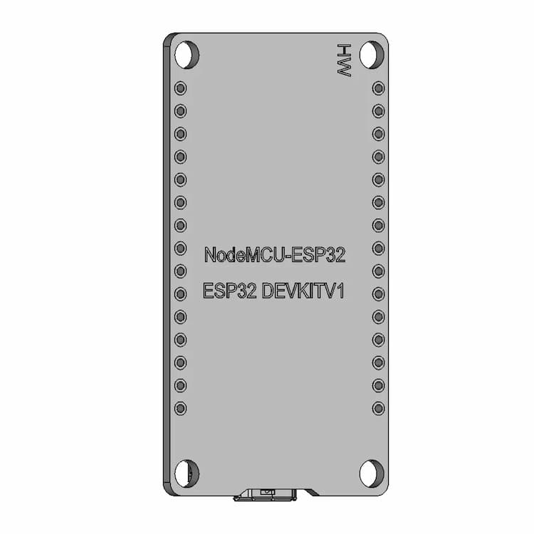 Esp32 Wroom Cp2102 30Pins | 3D Engineering Design File