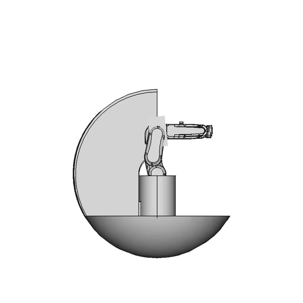 Fanuc Lr Mate 200Id/4S - Downloadable CAD Representation_90_0_degree_snapshot