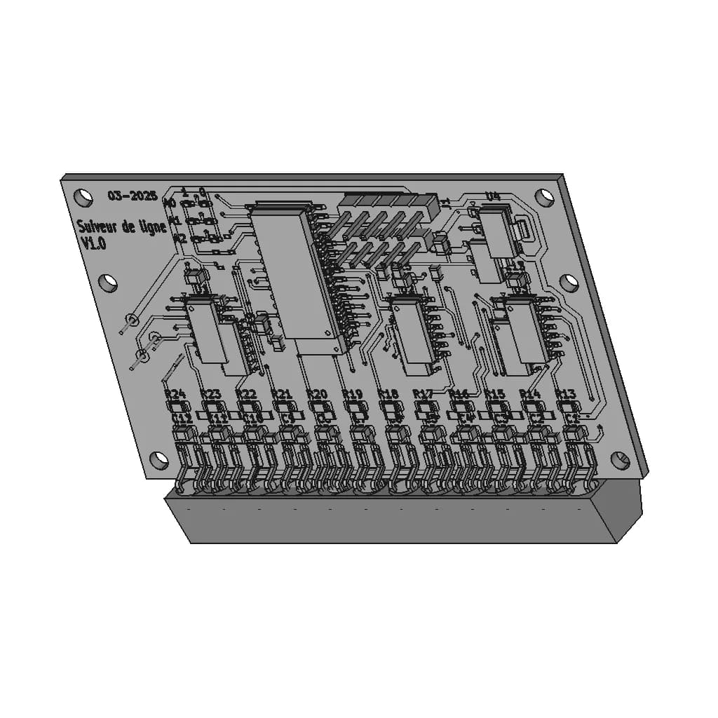 Line Detector - Line Follower | 3D Engineering Design File_60_30_degree_snapshot