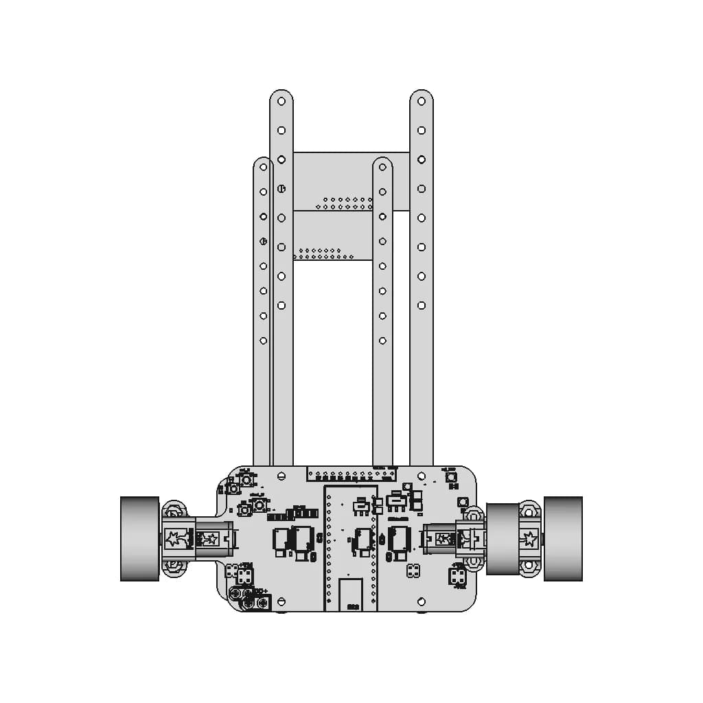 High-Speed Line Follower | 3D Engineering Design File_0_0_degree_snapshot