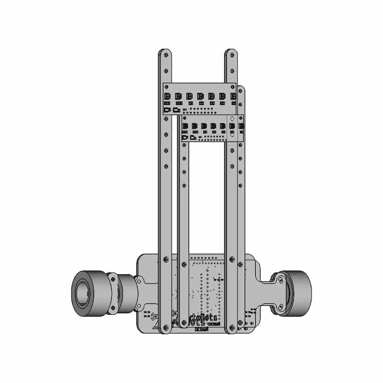 High-Speed Line Follower | 3D Engineering Design File