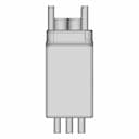 Vgood 120A 2-8S Brushless Esc | High-Quality CAD Model_90_0_degree_snapshot
