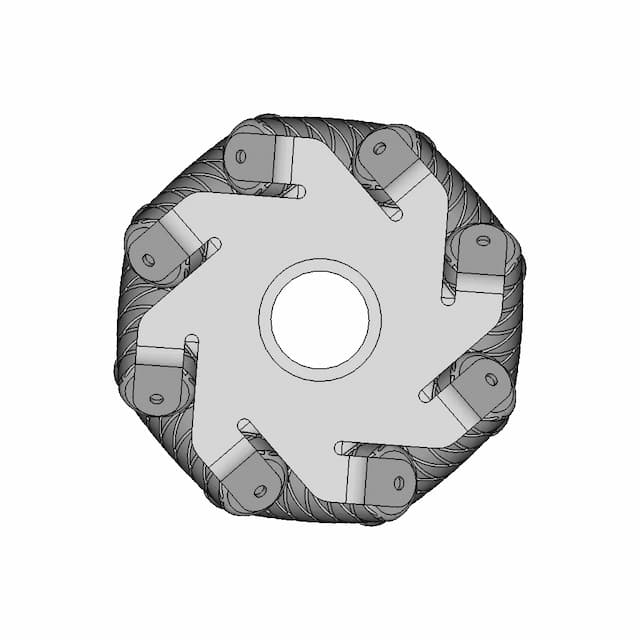 Mecanum Wheel Basic Structure - Standard Mechanical Component