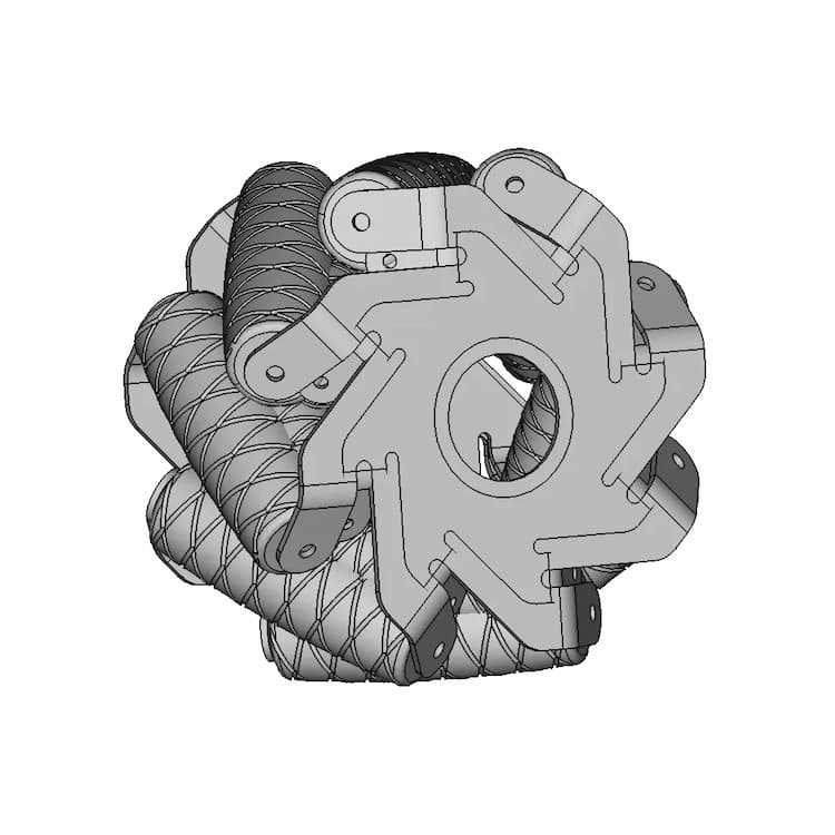 Mecanum Wheel Basic Structure - Standard Mechanical Component