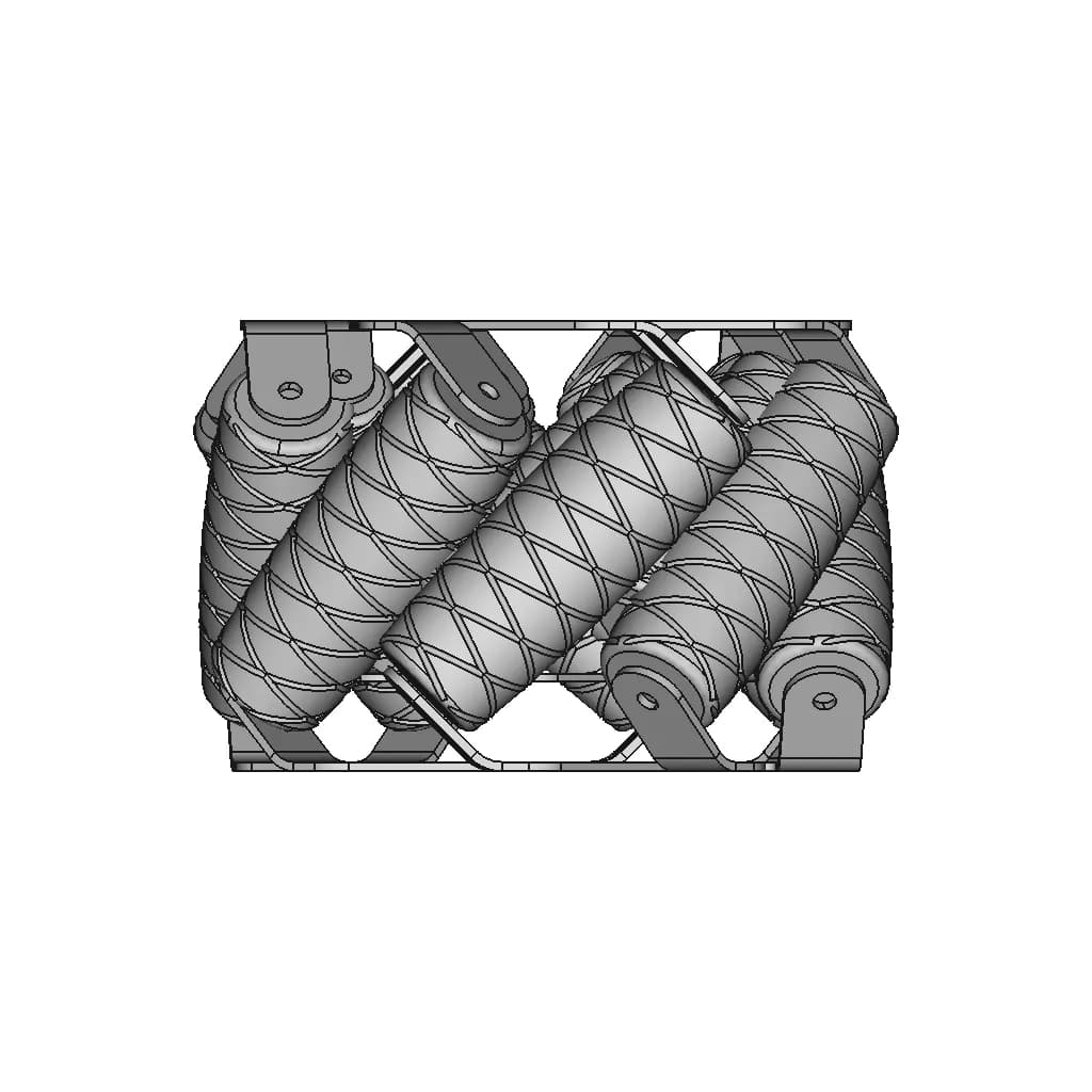 Mecanum Wheel Basic Structure - Standard Mechanical Component_270_0_degree_snapshot