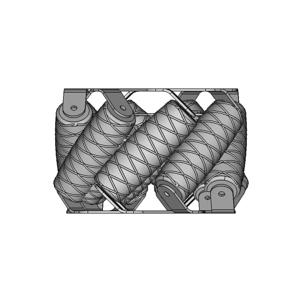 Mecanum Wheel Basic Structure - Standard Mechanical Component_90_0_degree_snapshot