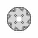 60Mm Mecanum Wheel - Standard Mechanical Component_90_0_degree_snapshot