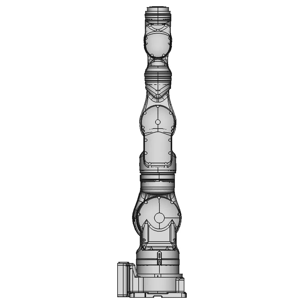 6 Dof Robot Arm - Standard Mechanical Component_0_0_degree_snapshot